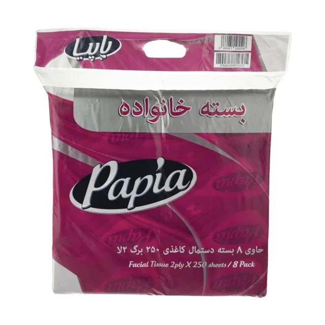 دستمال پاپیا رومیزی 8 عددی